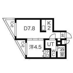 フェリーチェ桑園の物件間取画像